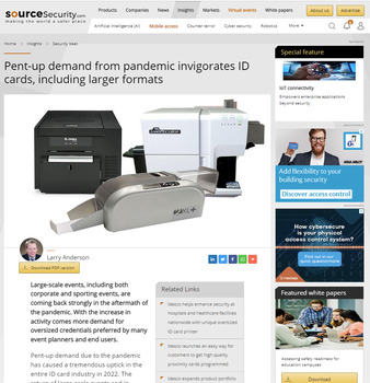 Pent-up demand from pandemic invigorates ID cards, including larger formats