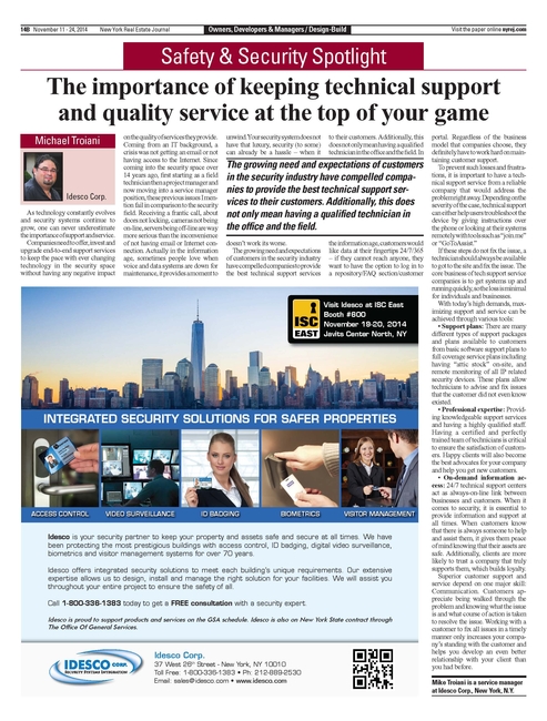 The importance of keeping technical support and quality service at the top of your game