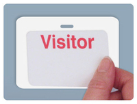 Reusable Cardbacker Badge Holder - Blank