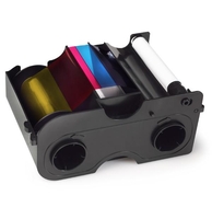 Fargo C50, DTC1000, DTC1250e Half Panel Color Ribbon - YCMKO - 350 images