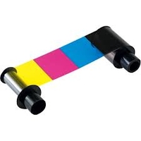Fargo DTC4500e, DTC4500 Half Panel Color Ribbon - YCMKO - 850 images