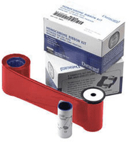Entrust Graphics Red Monochrome Ribbon Kit - 1500 prints