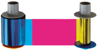 Fargo HDP5000 Full Color Ribbon - YMCK - 500 images