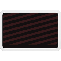 Adhesive Expiring Badge Back with Red Bars