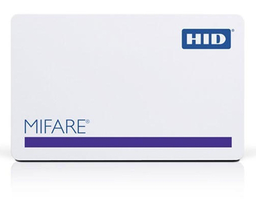 HID 3450 MIFARE Classic (1K) Composite 40% Polyester/PVC Card with SIO encoding – Qty 100